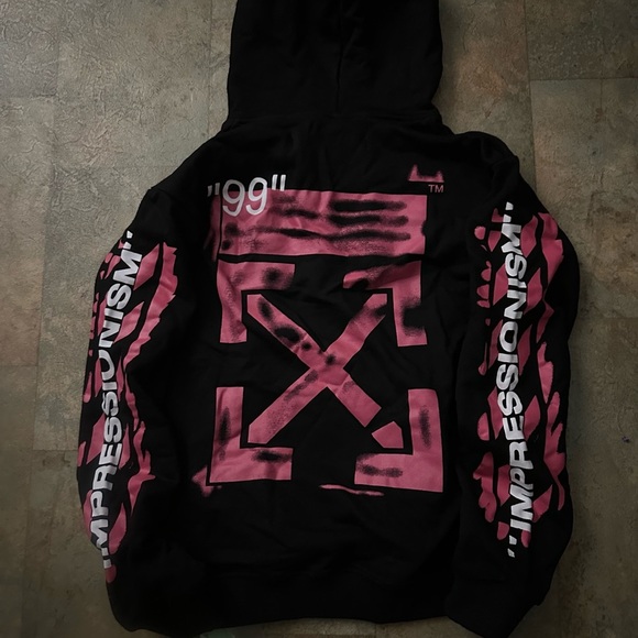 Off-White Virgil Abloh “Impressionism” 12-13 Spring/Summer 2019 Hoodie — “99” - Picture 4 of 6